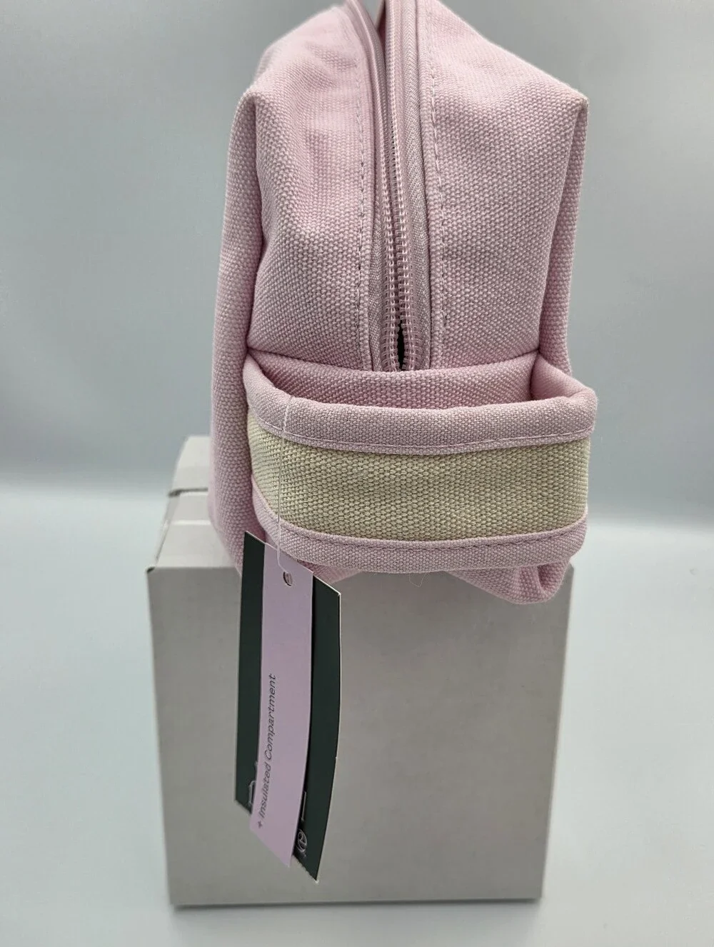Pink Travel Cosmetic Bag with 5 Sheet Masks, Plush Headband & Bobby Pin